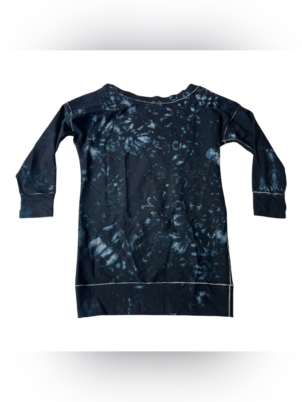 ANGELROX BAMBOO COTTON BLEND PULLOVER TUNIC SWEATSHIRT ONE SIZE TIE DYE